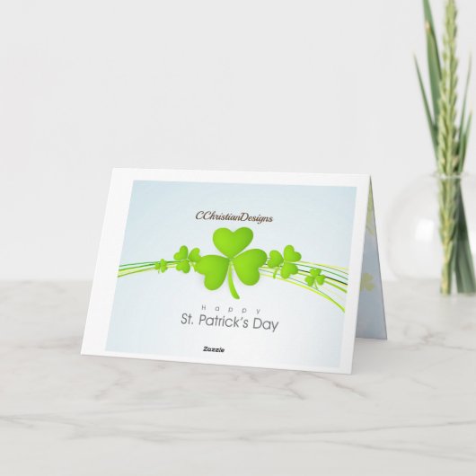 あなたの1日が祝福に満ちたものとなりますように、アイルランド風に カード (裏面)