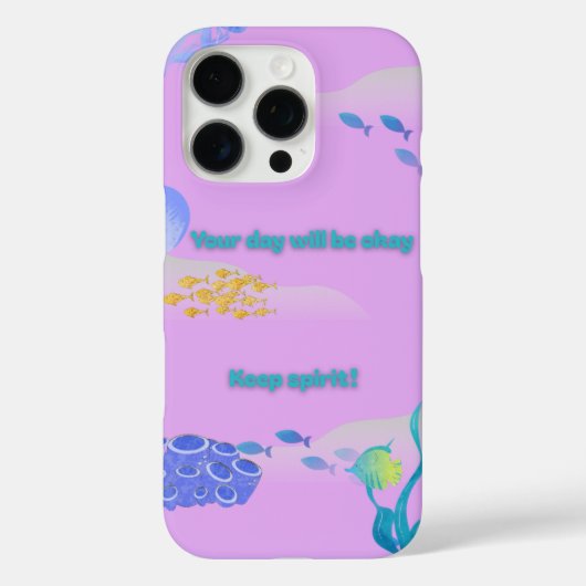 あなたの1日はうまくいく iPhone 16 Pro カー... Case-Mate iPhoneケース (裏面)