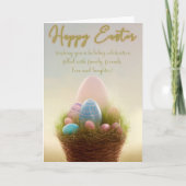あなたの1日を明るくするイースターの挨拶カード カード (正面)