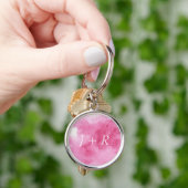 あなたの2のための多彩な水彩画の背景 キーホルダー (手)