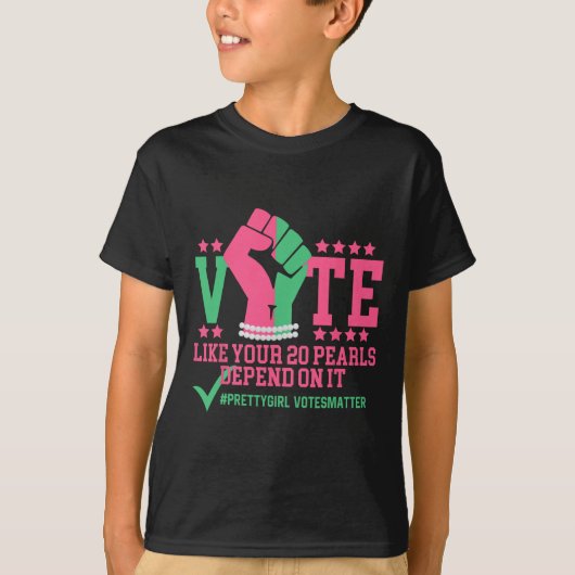 あなたの20の靴が依存するように投票大統領の Tシャツ (正面)
