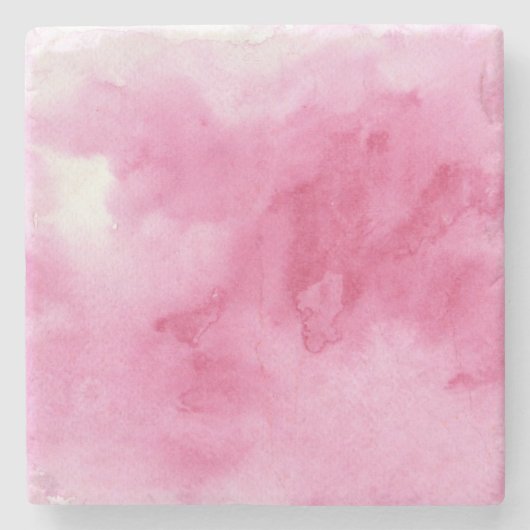 あなたの2 2のための多彩な水彩画の背景 ストーンコースター (正面)