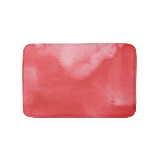 あなたの3のための多彩な水彩画の背景 バスマット (正面)