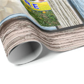 あなたの4つの写真、写真のギフトの包装紙 ラッピングペーパー (ロールコーナー)