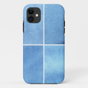 あなたの4のための多彩な水彩画の背景 iPhone 11 ケース