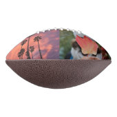 あなたの4枚の写真カスタムサッカー アメリカンフットボール (回転90)