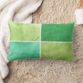 あなたの6のための多彩な水彩画の背景 ランバークッション (ブランケット)