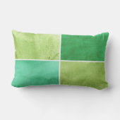 あなたの6のための多彩な水彩画の背景 ランバークッション (裏面)