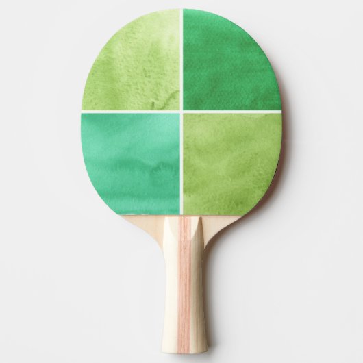 あなたの6のための多彩な水彩画の背景 卓球ラケット (正面)