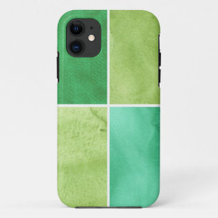 あなたの6のための多彩な水彩画の背景 iPhone 11 ケース