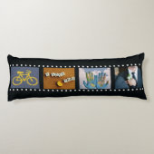 あなたの8つの写真のカスタムなテンプレートの体の枕 ボディピロー (裏面)