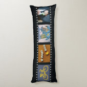 あなたの8つの写真のカスタムなテンプレートの体の枕 ボディピロー (裏面 (縦))