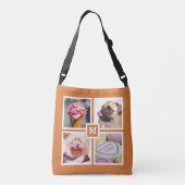 あなたの8つの写真及びモノグラムのバッグ クロスボディバッグ (裏面)