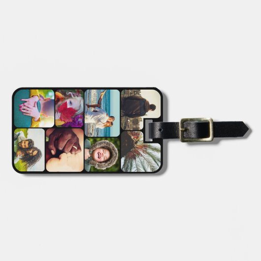 あなたの8フォトラゲージトラベルラベル ラゲッジタグ (正面横)