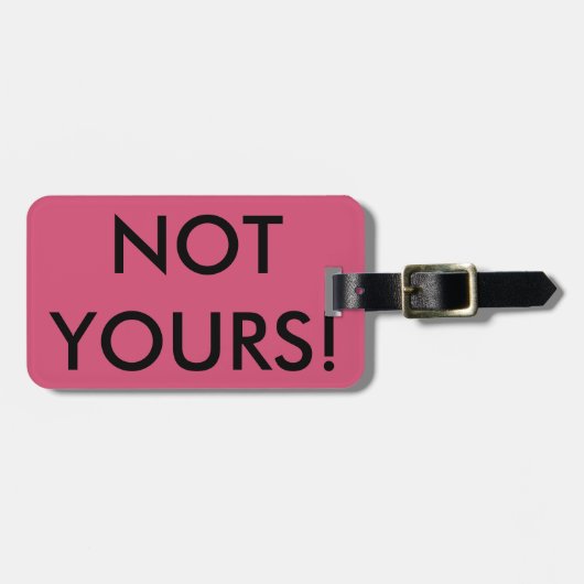 あなたの ラゲッジタグ (正面横)