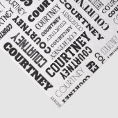 あなたの(中くらいの長さの)名前はすべてこの上 薄葉紙 (詳細)