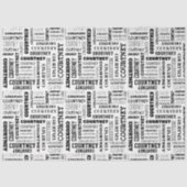 あなたの(中くらいの長さの)名前はすべてこの上 薄葉紙 (正面)