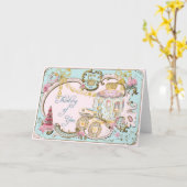 あなたの"考えること" Marieアントワネットばら色カード カード (黄色い花)