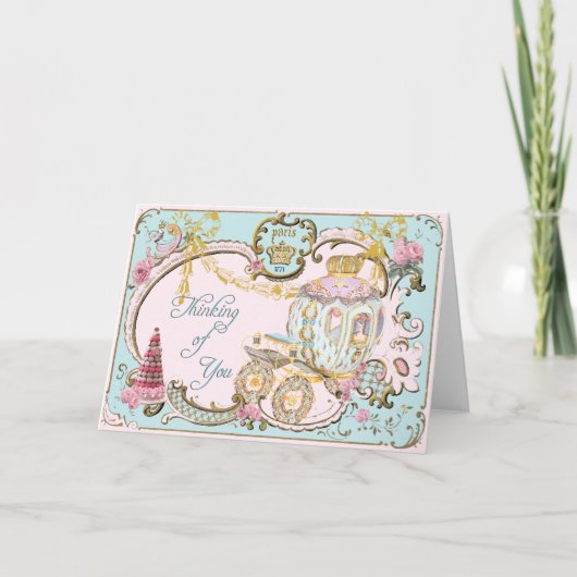 あなたの"考えること" Marieアントワネットばら色カード カード (正面)