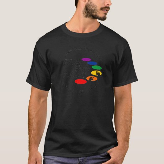 あなたのA.S.歩きます Tシャツ (正面)