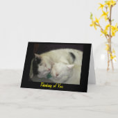 あなたのAllis及びAbbieの考えること挨拶状 カード (黄色い花)