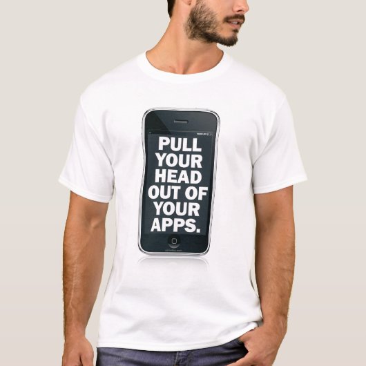 あなたのapps.からあなたの頭部を引き抜いて下さい tシャツ (正面)
