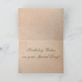 あなたのBirthdayThisのためのビクトリアンなバラのバスケット カード (内部)