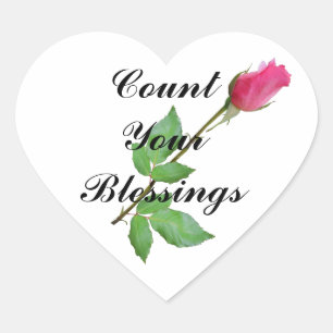 あなたのBLESSINGS-STICKERを数えて下さい ハートシール