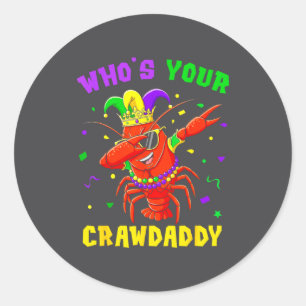 あなたのCrawdaddyザリガニ道化師ビーズ 楽しいマ ラウンドシール