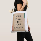 あなたのDAWは創造のキャンバス トートバッグ (クローズアップ)