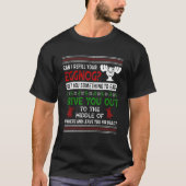 あなたのEggnog家族のクリスマスバカティを補充できるか Tシャツ (正面)
