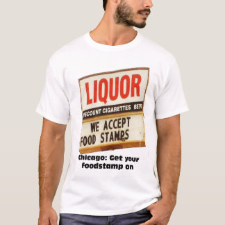 あなたのfoodstampを得て下さい tシャツ