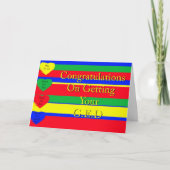 あなたのGEDカードを得ることのお祝い カード (正面)