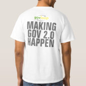 あなたのGovLoopを得て下さい! Tシャツ (裏面)