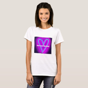 "あなたのheartlight"のTシャツつけて下さい Tシャツ