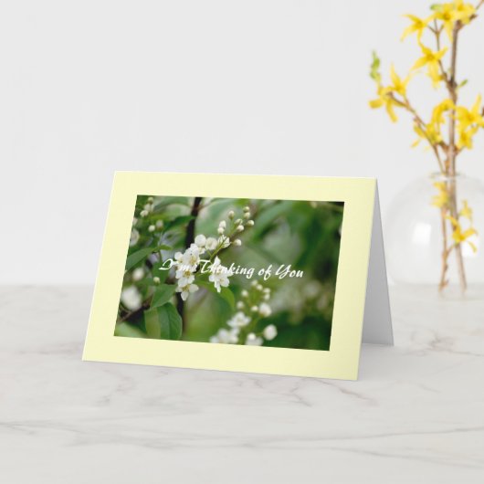 あなたのI ` mの考えること カード (黄色い花)