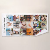 あなたのInstagramの写真のコラージュの浴室タオル バスタオル (バスタオル)