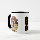 あなたのKung Foosは弱いコーヒー・マグです マグカップ (正面左)