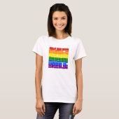あなたのLGBTQの権利がそれに依存するように投票 Tシャツ (正面フル)