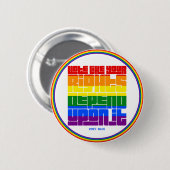 あなたのLGBTQの権利が依存するような投票のような投票 缶バッジ (正面&裏面)