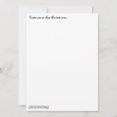 あなたのOrnaMENTALsの考えることはあなた専有物を着色します カード (裏面)