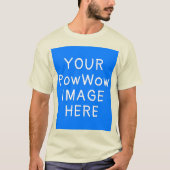 あなたのPowWow画像をここに カスタムネイティブアメリカン Tシャツ (正面)