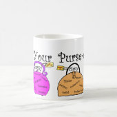 あなたのPurseONALITYはである何 コーヒーマグカップ (中央)