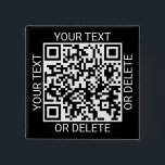 あなたのQRコードをアップロード、またはモダンなウェブサイトでスキャンして支払う 缶バッジ<br><div class="desc">カスタマイズ可能なQRコードの四角いボタンをウェブサイトや支払いアプリと共有。 このテンプレートの文言は簡単に追加・削除でき、画像はQRコード、ロゴ、または写真に置き換えることができます。色とフォントスタイルも、Zazzleのデザインツールを使用して簡単に変更できます。 ビジネスウェブサイトを潜在的な顧客に宣伝したり、非接触のモバイル決済アプリで迅速に支払いを行うためのスキャンを提供します。 結婚式の前夜祭や独身最後の夜のゲストは、携帯電話のデジタルウォレットで新婦や新郎に飲み物を買うことができます。 スキャン可能なコードにより、クライアントが会社のウェブサイトをオンラインで簡単に見つけ、インターネットマーケティングやソーシャルメディアのネットワーキングと接続することができます。 基本的な白黒デザインは、モダンなミニマルなタイポグラフィーとあなたのQRコード、ロゴ、または写真を特徴としています。 少量から大量まで、独自の広告目標に合わせてご利用いただけます。これらのボタンは、会議や展示会でのプロモーションアイテムとして最適です。 汎用的なレイアウトは、友人と楽しくつながる方法を探している個人から、ビジネスを宣伝したい起業家や企業のプロフェッショナルまで、誰にでも適しています。</div>