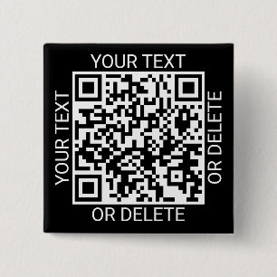 あなたのQRコードをアップロード、またはモダンなウェブサイトでスキャンして支払う 缶バッジ