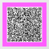 あなたのQRコードスキャン情報販促用窓用シール ウィンドウサイン (シート)