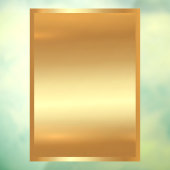 あなたのQRコードテキストロゴを追加 - ゴールドの背景 - ブランク ウィンドウサイン (シート3)