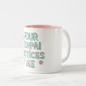 あなたのSenpaiは私に気づきます ツートーンマグカップ (正面右)