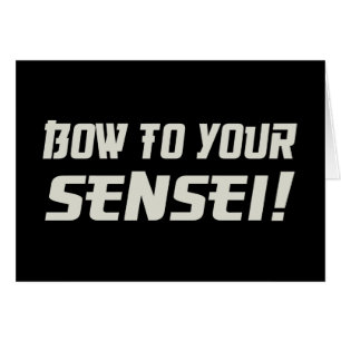 あなたのSenseiへの弓!