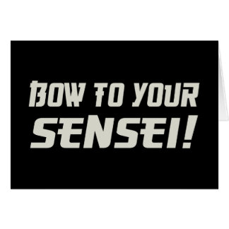 あなたのSenseiへの弓!